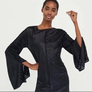 Zara flared pleated top